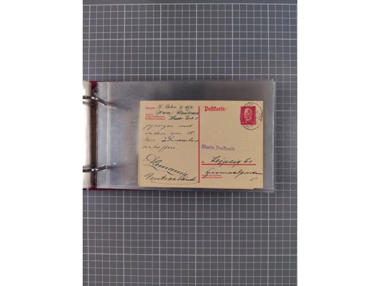 1891/1935 (ca.), umfangreiche Sammlung “DSP LINIE HAMBURG-SÜDAMERIKA I-LV” mit ca. 470 Briefen, Karten und GSK sowie wenigen 