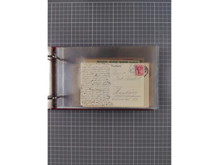 1891/1935 (ca.), umfangreiche Sammlung “DSP LINIE HAMBURG-SÜDAMERIKA I-LV” mit ca. 470 Briefen, Karten und GSK sowie wenigen 