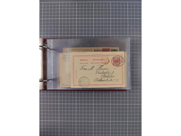 1891/1935 (ca.), umfangreiche Sammlung “DSP LINIE HAMBURG-SÜDAMERIKA I-LV” mit ca. 470 Briefen, Karten und GSK sowie wenigen 