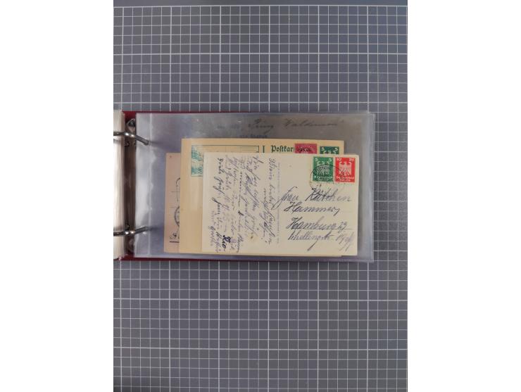 1891/1935 (ca.), umfangreiche Sammlung “DSP LINIE HAMBURG-SÜDAMERIKA I-LV” mit ca. 470 Briefen, Karten und GSK sowie wenigen 