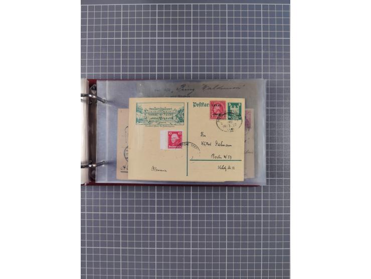 1891/1935 (ca.), umfangreiche Sammlung “DSP LINIE HAMBURG-SÜDAMERIKA I-LV” mit ca. 470 Briefen, Karten und GSK sowie wenigen 