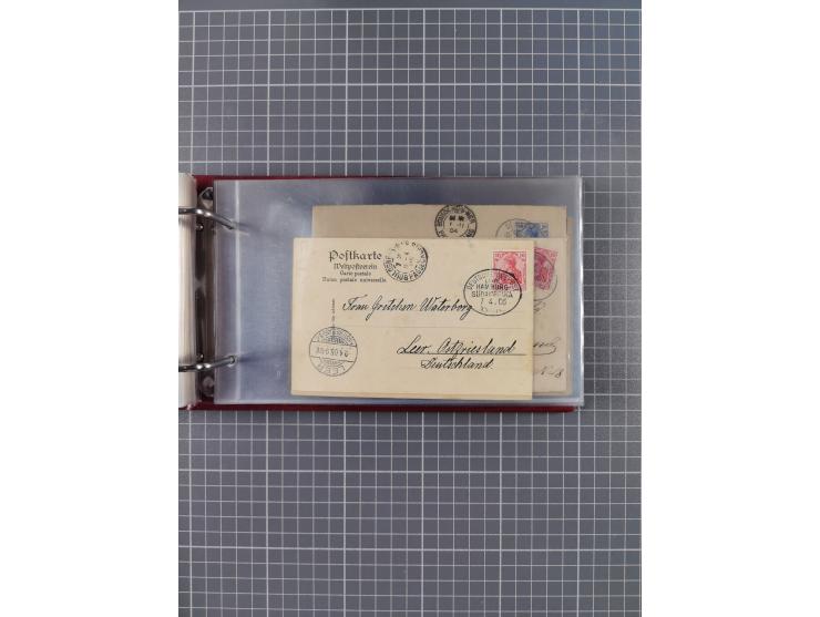 1891/1935 (ca.), umfangreiche Sammlung “DSP LINIE HAMBURG-SÜDAMERIKA I-LV” mit ca. 470 Briefen, Karten und GSK sowie wenigen 