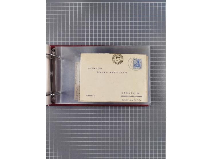 1891/1935 (ca.), umfangreiche Sammlung “DSP LINIE HAMBURG-SÜDAMERIKA I-LV” mit ca. 470 Briefen, Karten und GSK sowie wenigen 