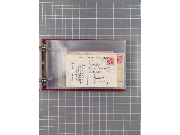 1891/1935 (ca.), umfangreiche Sammlung “DSP LINIE HAMBURG-SÜDAMERIKA I-LV” mit ca. 470 Briefen, Karten und GSK sowie wenigen 