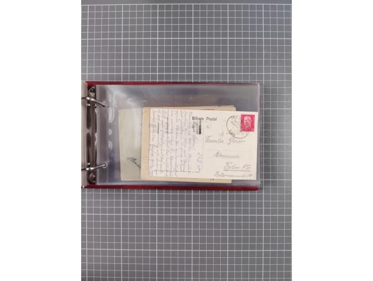 1891/1935 (ca.), umfangreiche Sammlung “DSP LINIE HAMBURG-SÜDAMERIKA I-LV” mit ca. 470 Briefen, Karten und GSK sowie wenigen 