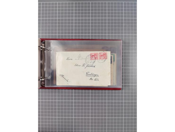 1891/1935 (ca.), umfangreiche Sammlung “DSP LINIE HAMBURG-SÜDAMERIKA I-LV” mit ca. 470 Briefen, Karten und GSK sowie wenigen 