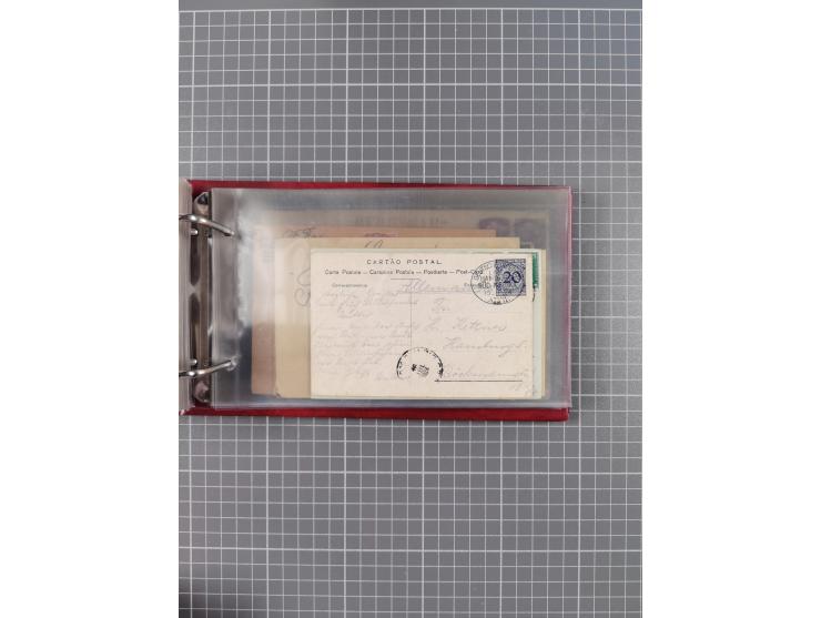 1891/1935 (ca.), umfangreiche Sammlung “DSP LINIE HAMBURG-SÜDAMERIKA I-LV” mit ca. 470 Briefen, Karten und GSK sowie wenigen 