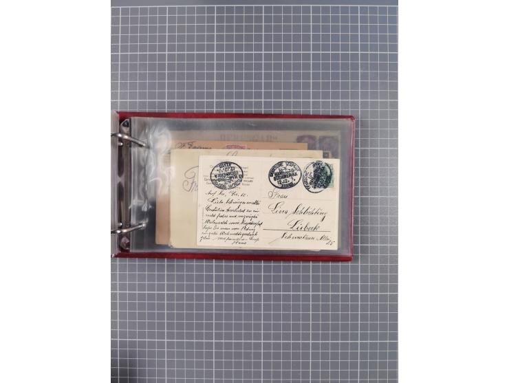 1891/1935 (ca.), umfangreiche Sammlung “DSP LINIE HAMBURG-SÜDAMERIKA I-LV” mit ca. 470 Briefen, Karten und GSK sowie wenigen 