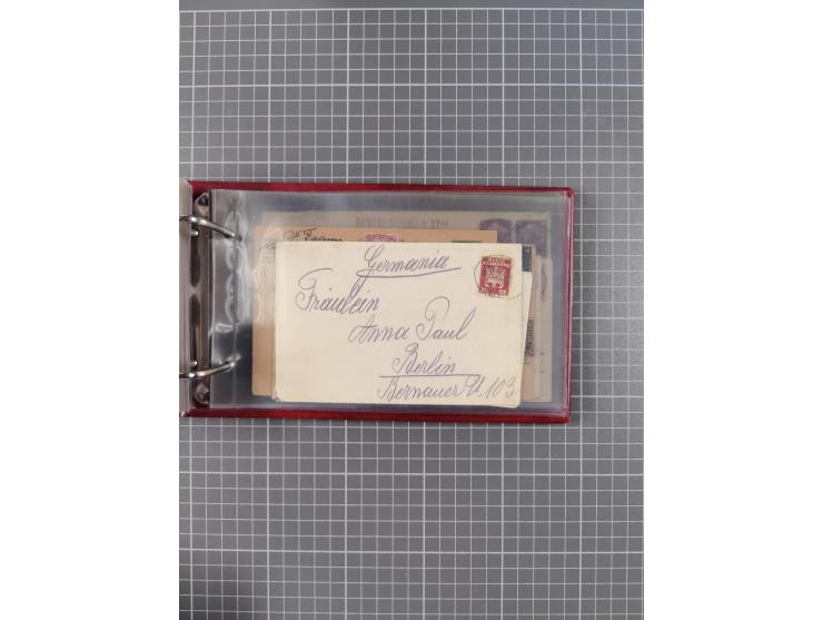 1891/1935 (ca.), umfangreiche Sammlung “DSP LINIE HAMBURG-SÜDAMERIKA I-LV” mit ca. 470 Briefen, Karten und GSK sowie wenigen 