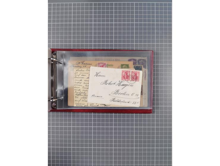 1891/1935 (ca.), umfangreiche Sammlung “DSP LINIE HAMBURG-SÜDAMERIKA I-LV” mit ca. 470 Briefen, Karten und GSK sowie wenigen 