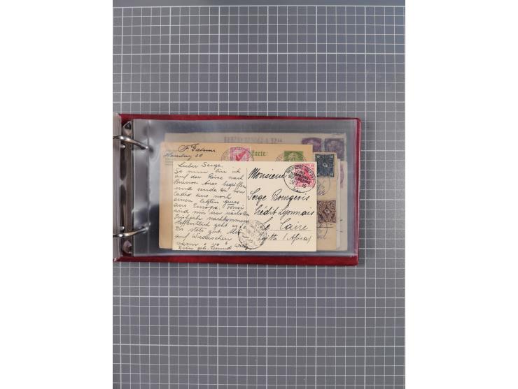 1891/1935 (ca.), umfangreiche Sammlung “DSP LINIE HAMBURG-SÜDAMERIKA I-LV” mit ca. 470 Briefen, Karten und GSK sowie wenigen 