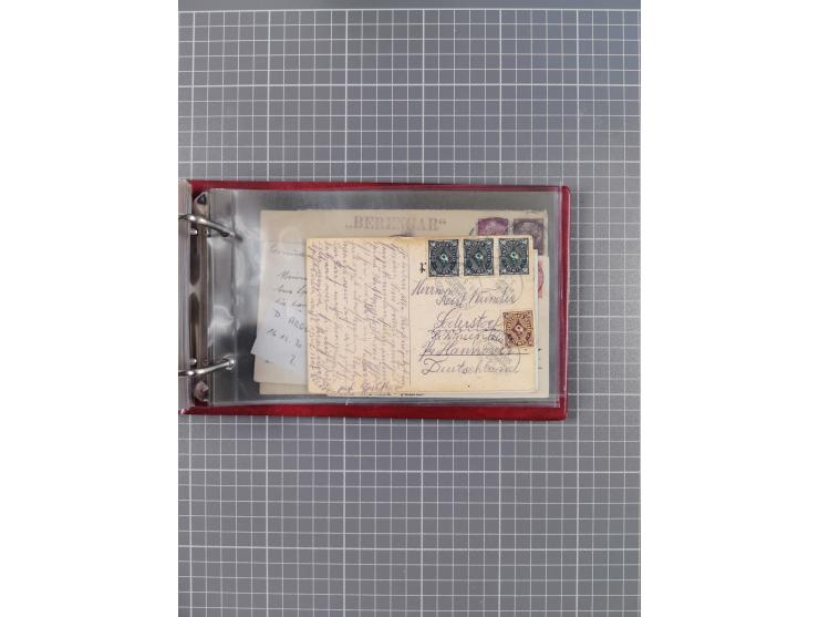 1891/1935 (ca.), umfangreiche Sammlung “DSP LINIE HAMBURG-SÜDAMERIKA I-LV” mit ca. 470 Briefen, Karten und GSK sowie wenigen 