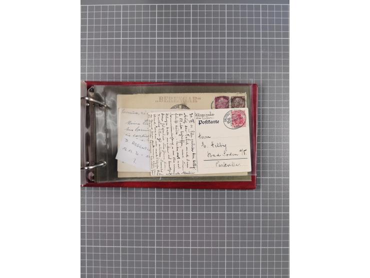 1891/1935 (ca.), umfangreiche Sammlung “DSP LINIE HAMBURG-SÜDAMERIKA I-LV” mit ca. 470 Briefen, Karten und GSK sowie wenigen 