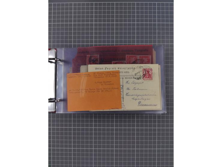 1891/1935 (ca.), umfangreiche Sammlung “DSP LINIE HAMBURG-SÜDAMERIKA I-LV” mit ca. 470 Briefen, Karten und GSK sowie wenigen 