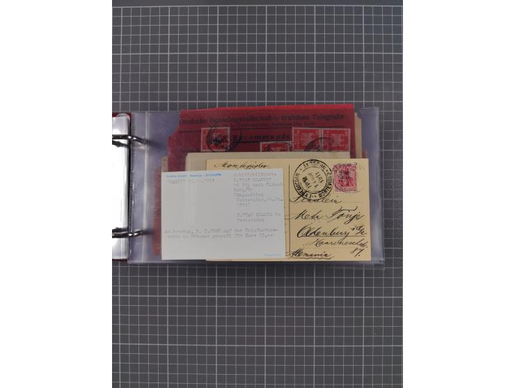 1891/1935 (ca.), umfangreiche Sammlung “DSP LINIE HAMBURG-SÜDAMERIKA I-LV” mit ca. 470 Briefen, Karten und GSK sowie wenigen 