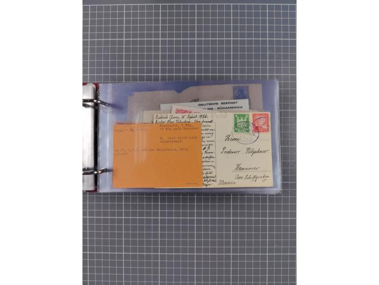 1891/1935 (ca.), umfangreiche Sammlung “DSP LINIE HAMBURG-SÜDAMERIKA I-LV” mit ca. 470 Briefen, Karten und GSK sowie wenigen 