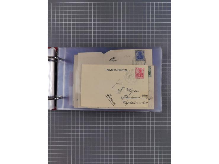 1891/1935 (ca.), umfangreiche Sammlung “DSP LINIE HAMBURG-SÜDAMERIKA I-LV” mit ca. 470 Briefen, Karten und GSK sowie wenigen 