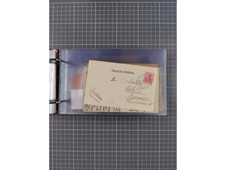 1891/1935 (ca.), umfangreiche Sammlung “DSP LINIE HAMBURG-SÜDAMERIKA I-LV” mit ca. 470 Briefen, Karten und GSK sowie wenigen 