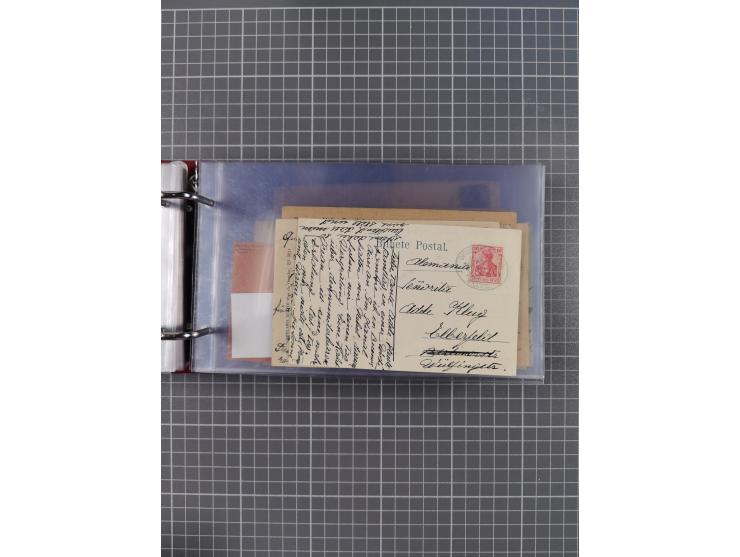 1891/1935 (ca.), umfangreiche Sammlung “DSP LINIE HAMBURG-SÜDAMERIKA I-LV” mit ca. 470 Briefen, Karten und GSK sowie wenigen 