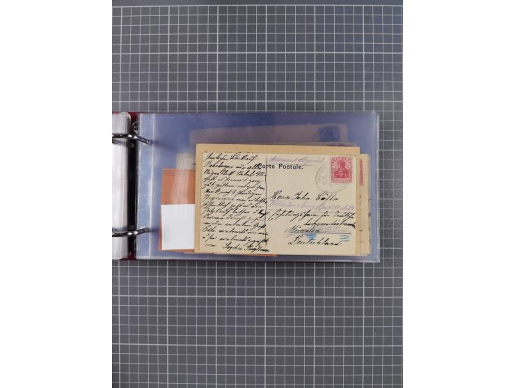 1891/1935 (ca.), umfangreiche Sammlung “DSP LINIE HAMBURG-SÜDAMERIKA I-LV” mit ca. 470 Briefen, Karten und GSK sowie wenigen 