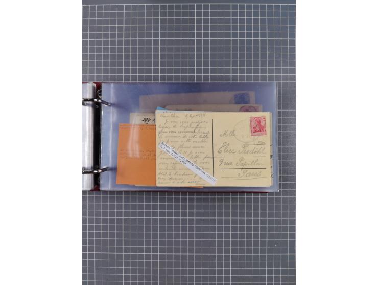 1891/1935 (ca.), umfangreiche Sammlung “DSP LINIE HAMBURG-SÜDAMERIKA I-LV” mit ca. 470 Briefen, Karten und GSK sowie wenigen 