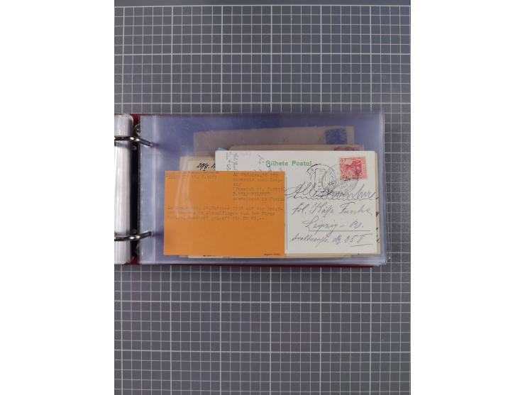 1891/1935 (ca.), umfangreiche Sammlung “DSP LINIE HAMBURG-SÜDAMERIKA I-LV” mit ca. 470 Briefen, Karten und GSK sowie wenigen 