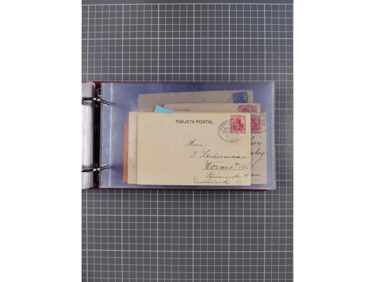 1891/1935 (ca.), umfangreiche Sammlung “DSP LINIE HAMBURG-SÜDAMERIKA I-LV” mit ca. 470 Briefen, Karten und GSK sowie wenigen 