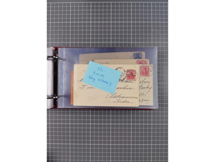 1891/1935 (ca.), umfangreiche Sammlung “DSP LINIE HAMBURG-SÜDAMERIKA I-LV” mit ca. 470 Briefen, Karten und GSK sowie wenigen 