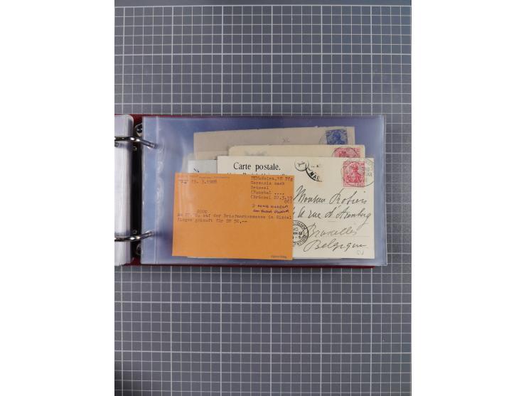 1891/1935 (ca.), umfangreiche Sammlung “DSP LINIE HAMBURG-SÜDAMERIKA I-LV” mit ca. 470 Briefen, Karten und GSK sowie wenigen 