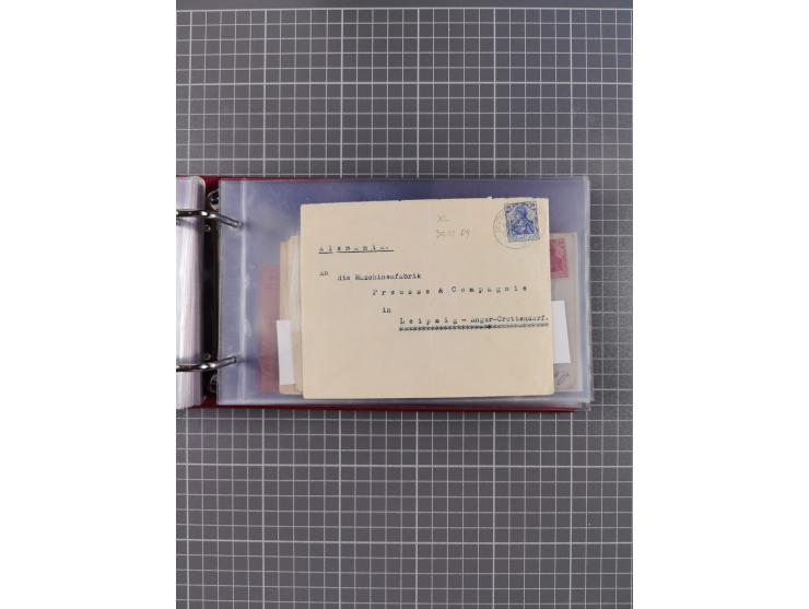 1891/1935 (ca.), umfangreiche Sammlung “DSP LINIE HAMBURG-SÜDAMERIKA I-LV” mit ca. 470 Briefen, Karten und GSK sowie wenigen 