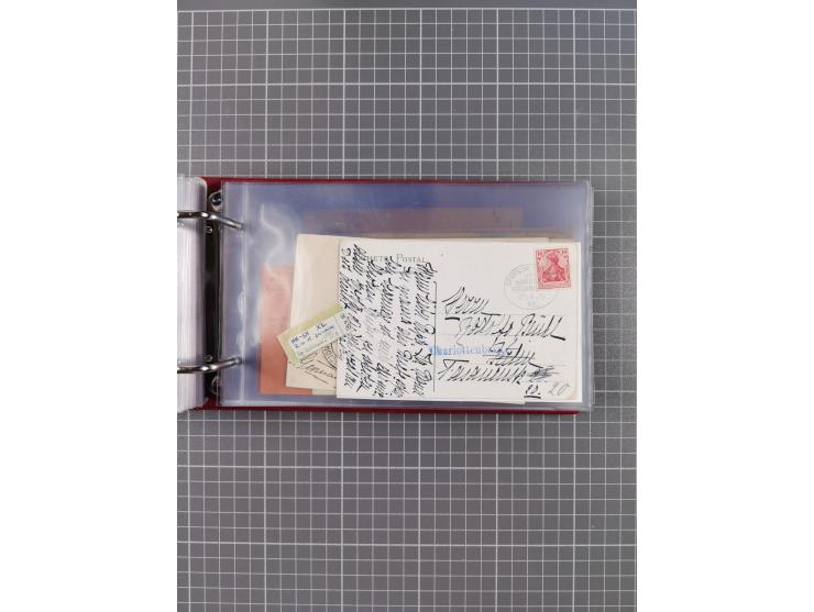 1891/1935 (ca.), umfangreiche Sammlung “DSP LINIE HAMBURG-SÜDAMERIKA I-LV” mit ca. 470 Briefen, Karten und GSK sowie wenigen 