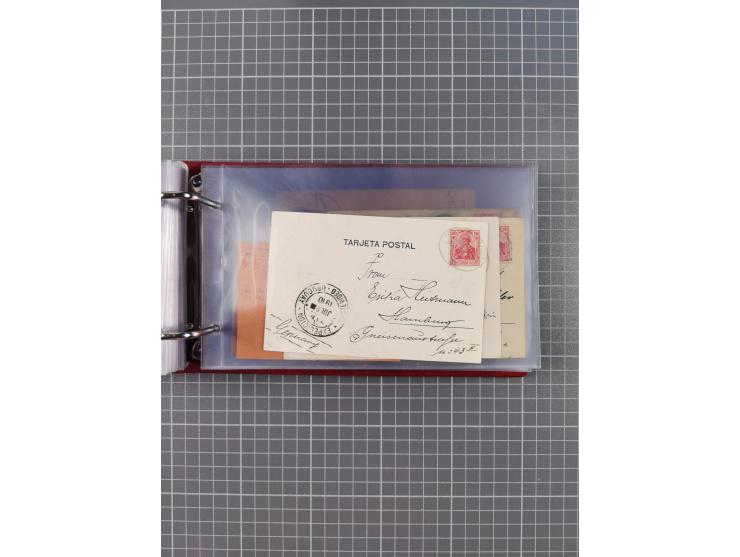 1891/1935 (ca.), umfangreiche Sammlung “DSP LINIE HAMBURG-SÜDAMERIKA I-LV” mit ca. 470 Briefen, Karten und GSK sowie wenigen 