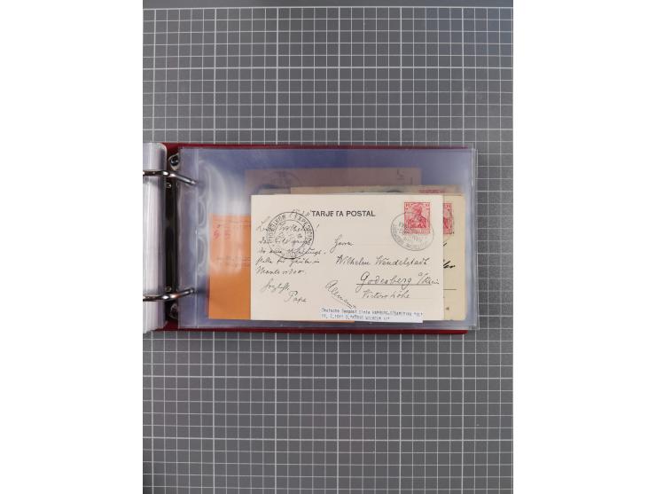 1891/1935 (ca.), umfangreiche Sammlung “DSP LINIE HAMBURG-SÜDAMERIKA I-LV” mit ca. 470 Briefen, Karten und GSK sowie wenigen 