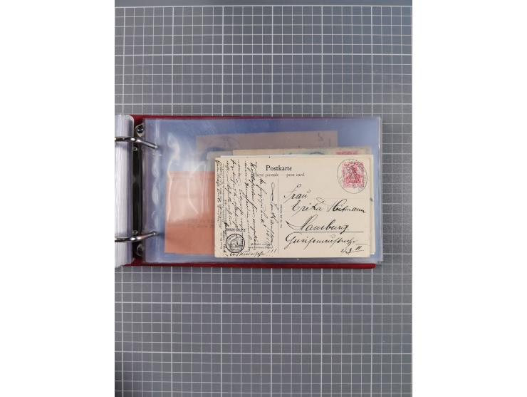 1891/1935 (ca.), umfangreiche Sammlung “DSP LINIE HAMBURG-SÜDAMERIKA I-LV” mit ca. 470 Briefen, Karten und GSK sowie wenigen 