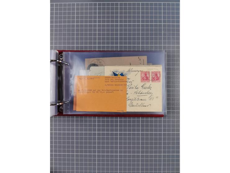 1891/1935 (ca.), umfangreiche Sammlung “DSP LINIE HAMBURG-SÜDAMERIKA I-LV” mit ca. 470 Briefen, Karten und GSK sowie wenigen 