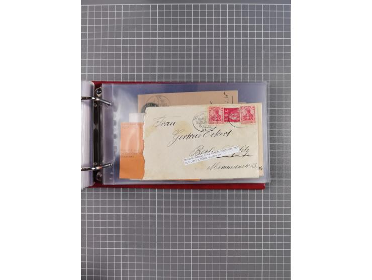 1891/1935 (ca.), umfangreiche Sammlung “DSP LINIE HAMBURG-SÜDAMERIKA I-LV” mit ca. 470 Briefen, Karten und GSK sowie wenigen 