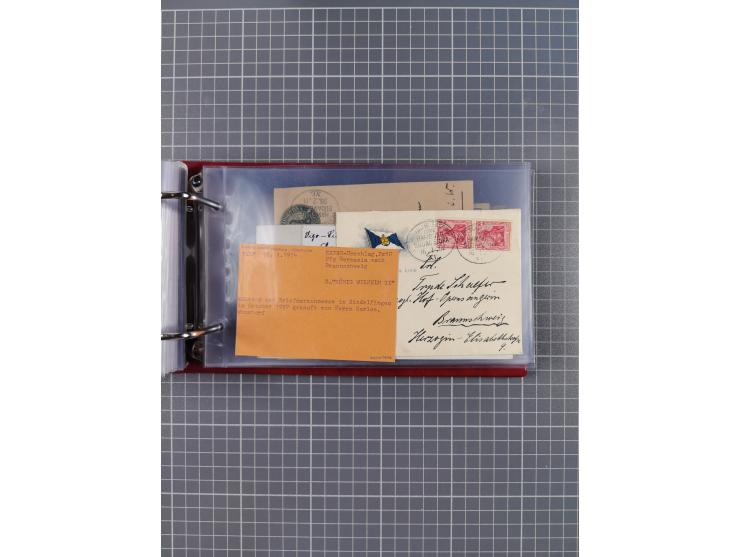 1891/1935 (ca.), umfangreiche Sammlung “DSP LINIE HAMBURG-SÜDAMERIKA I-LV” mit ca. 470 Briefen, Karten und GSK sowie wenigen 