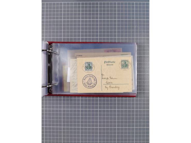 1891/1935 (ca.), umfangreiche Sammlung “DSP LINIE HAMBURG-SÜDAMERIKA I-LV” mit ca. 470 Briefen, Karten und GSK sowie wenigen 