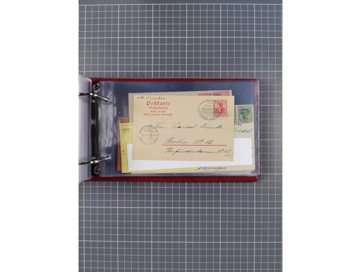 1891/1935 (ca.), umfangreiche Sammlung “DSP LINIE HAMBURG-SÜDAMERIKA I-LV” mit ca. 470 Briefen, Karten und GSK sowie wenigen 