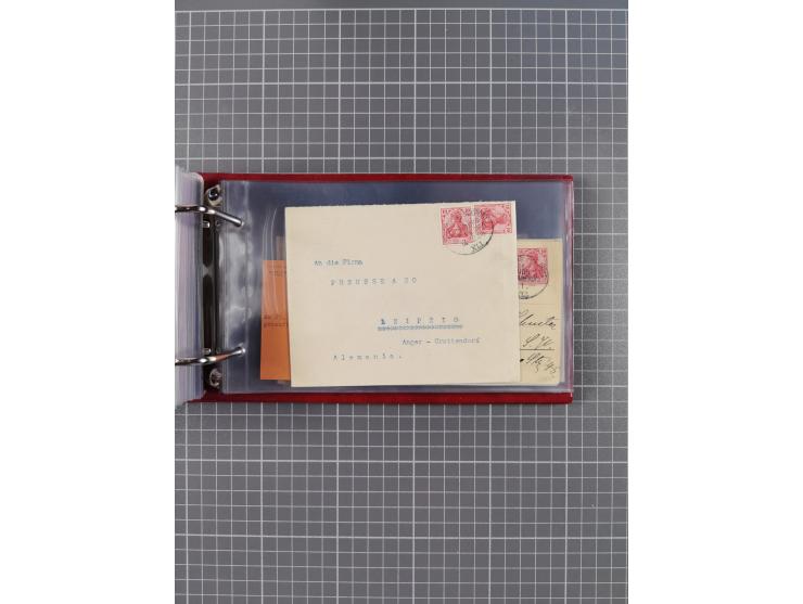 1891/1935 (ca.), umfangreiche Sammlung “DSP LINIE HAMBURG-SÜDAMERIKA I-LV” mit ca. 470 Briefen, Karten und GSK sowie wenigen 