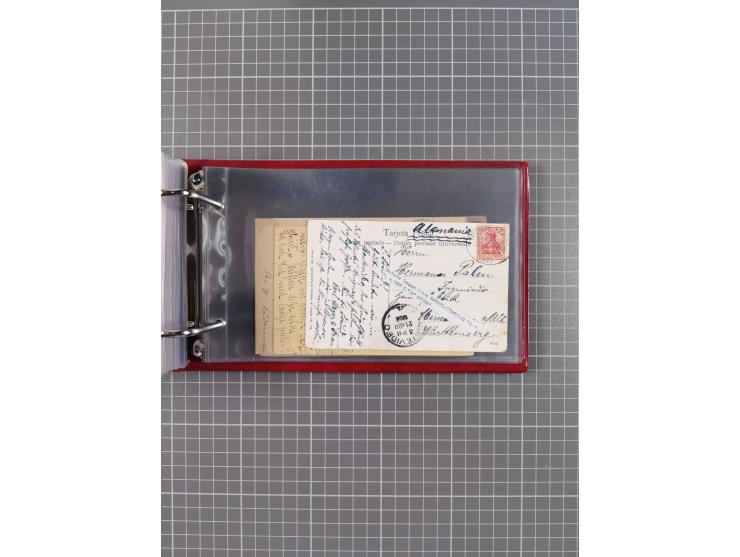 1891/1935 (ca.), umfangreiche Sammlung “DSP LINIE HAMBURG-SÜDAMERIKA I-LV” mit ca. 470 Briefen, Karten und GSK sowie wenigen 