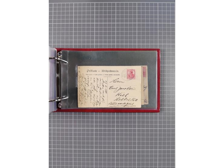 1891/1935 (ca.), umfangreiche Sammlung “DSP LINIE HAMBURG-SÜDAMERIKA I-LV” mit ca. 470 Briefen, Karten und GSK sowie wenigen 