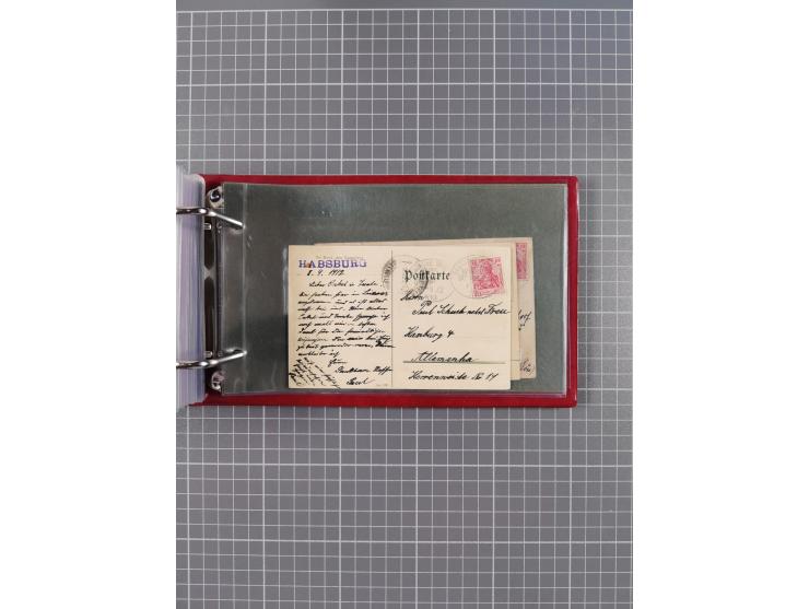 1891/1935 (ca.), umfangreiche Sammlung “DSP LINIE HAMBURG-SÜDAMERIKA I-LV” mit ca. 470 Briefen, Karten und GSK sowie wenigen 