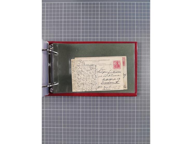 1891/1935 (ca.), umfangreiche Sammlung “DSP LINIE HAMBURG-SÜDAMERIKA I-LV” mit ca. 470 Briefen, Karten und GSK sowie wenigen 