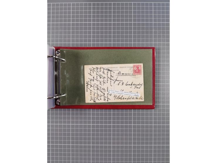 1891/1935 (ca.), umfangreiche Sammlung “DSP LINIE HAMBURG-SÜDAMERIKA I-LV” mit ca. 470 Briefen, Karten und GSK sowie wenigen 