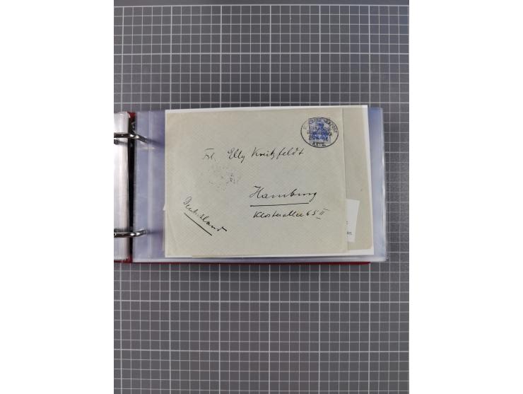 1891/1935 (ca.), umfangreiche Sammlung “DSP LINIE HAMBURG-SÜDAMERIKA I-LV” mit ca. 470 Briefen, Karten und GSK sowie wenigen 