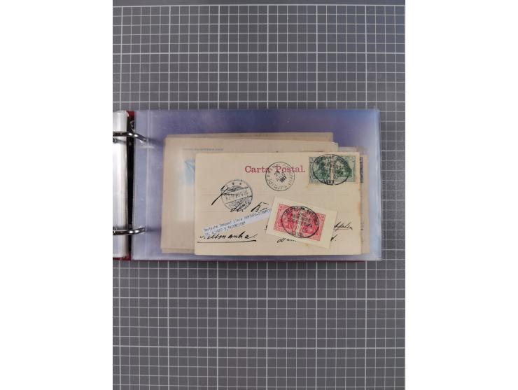 1891/1935 (ca.), umfangreiche Sammlung “DSP LINIE HAMBURG-SÜDAMERIKA I-LV” mit ca. 470 Briefen, Karten und GSK sowie wenigen 