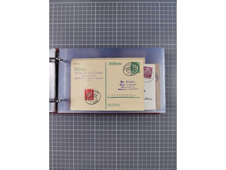 1891/1935 (ca.), umfangreiche Sammlung “DSP LINIE HAMBURG-SÜDAMERIKA I-LV” mit ca. 470 Briefen, Karten und GSK sowie wenigen 