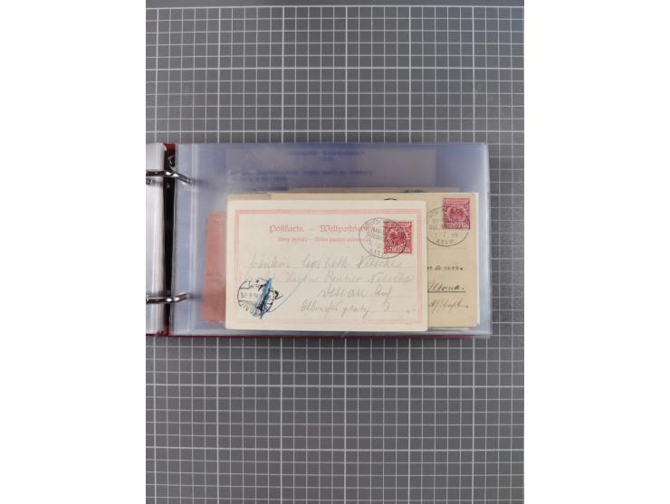 1891/1935 (ca.), umfangreiche Sammlung “DSP LINIE HAMBURG-SÜDAMERIKA I-LV” mit ca. 470 Briefen, Karten und GSK sowie wenigen 