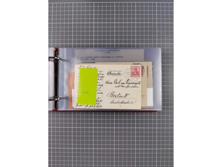 1891/1935 (ca.), umfangreiche Sammlung “DSP LINIE HAMBURG-SÜDAMERIKA I-LV” mit ca. 470 Briefen, Karten und GSK sowie wenigen 